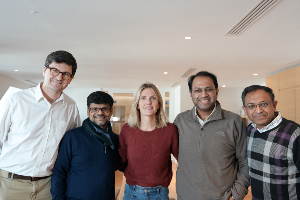 Wingify and AB Tasty teams: Rémi Aubert, Sandeep Singh, Alix de Sagazan, Sprash Gupta, Ankit Jain