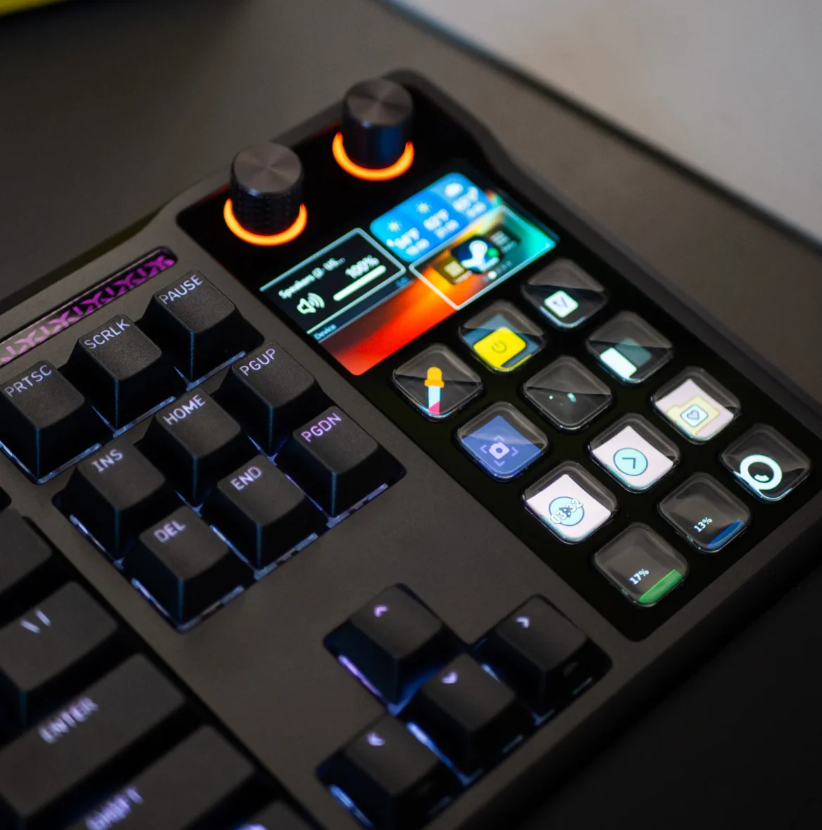 The Stream Deck-packed gaming keyboard is a monster of good ideas