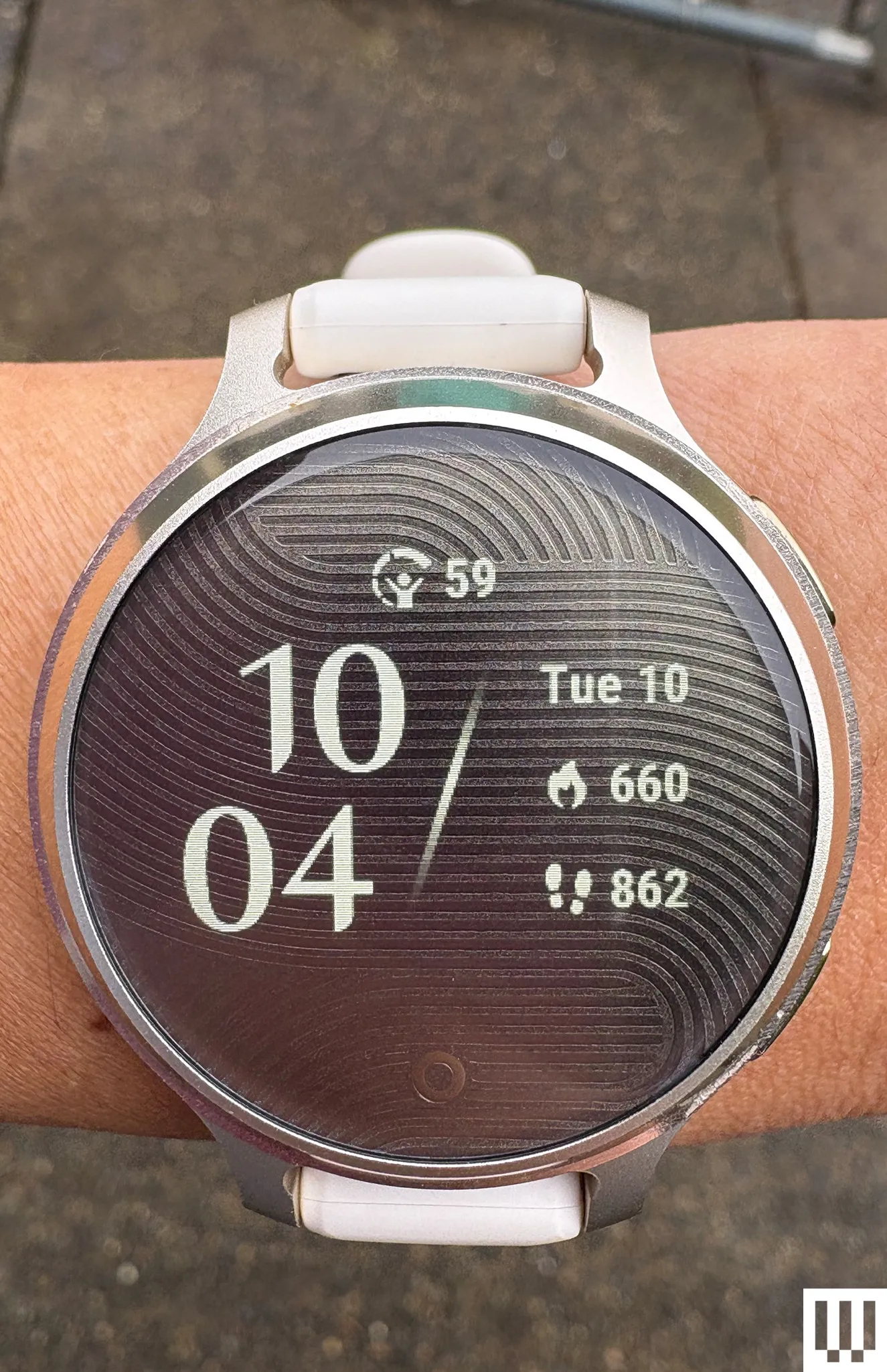 Image may contain Wristwatch Arm Body Part Person Electronics and Digital Watch