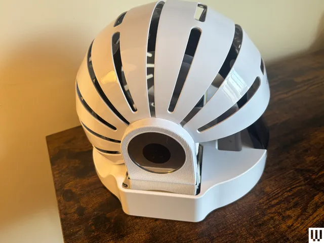 Image may contain: Helmet, Clothing, Hardhat, Crash Helmet, and Tape