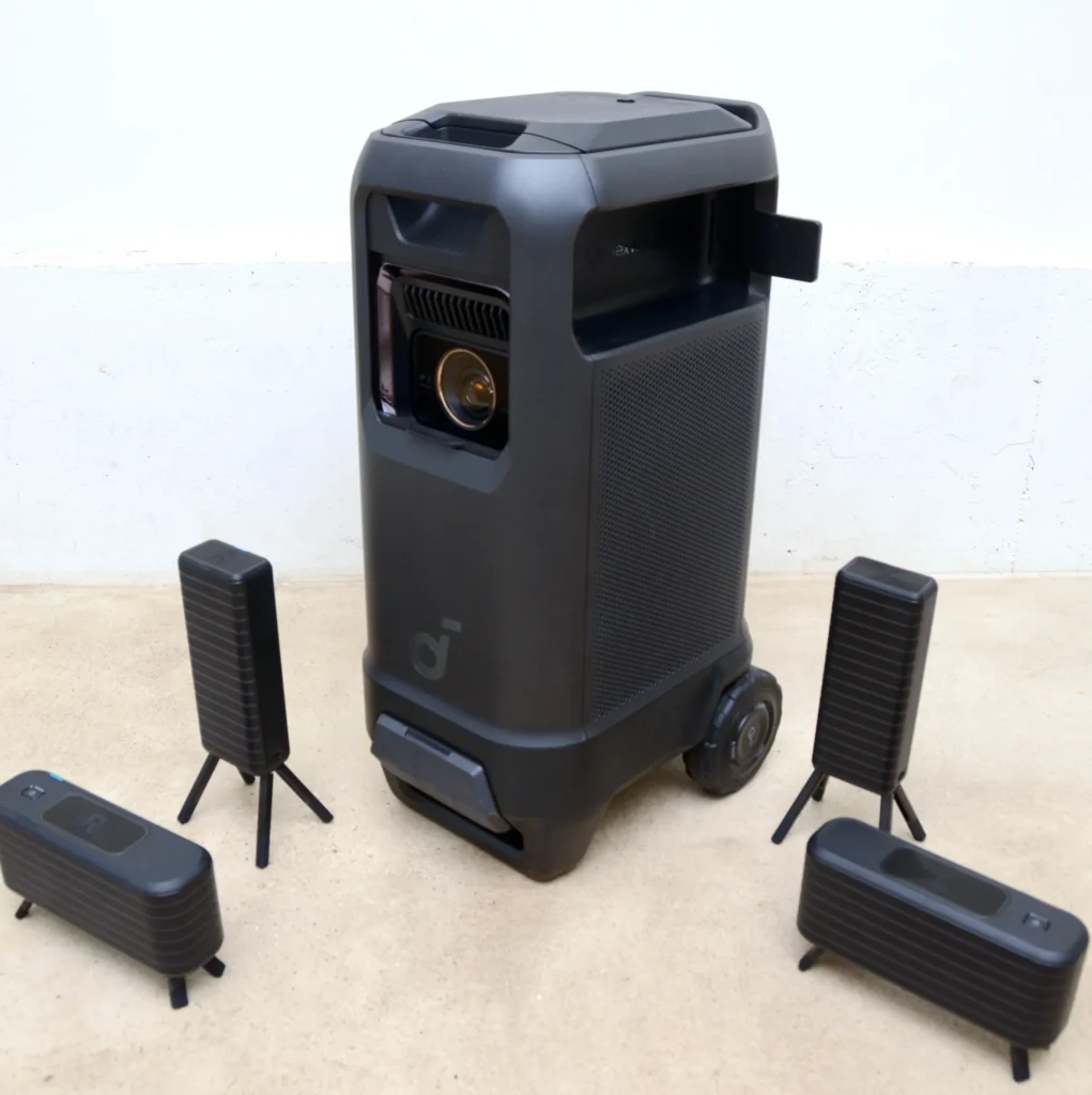 Anker’s powerful home theater on wheels is pure chaos