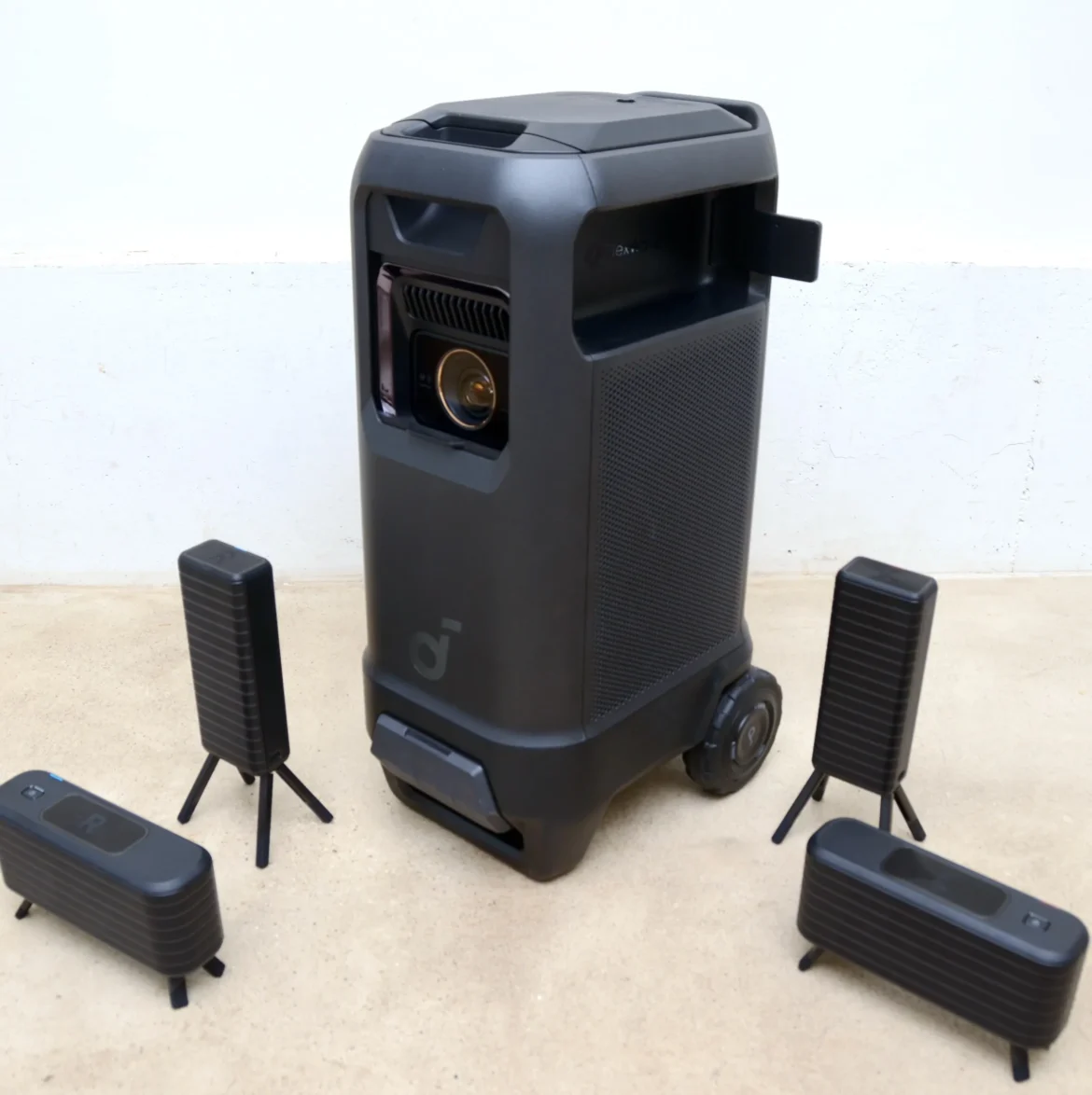 Anker’s powerful home theater on wheels is pure chaos