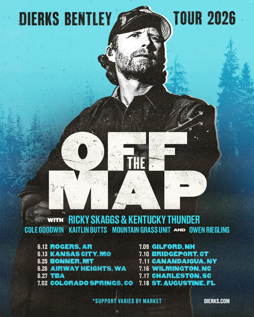 Dierks Bentley on Touring With Ricky Skaggs and Picking Hero Openers