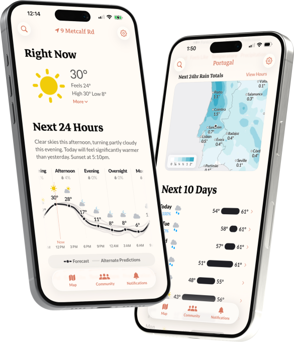 Ex-Apple team launches Acme Weather, a new take on weather forecasting
