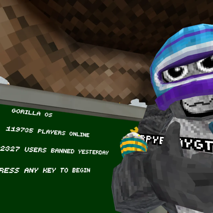 The moment Gorilla Tag achieved the in-game concurrent user record.