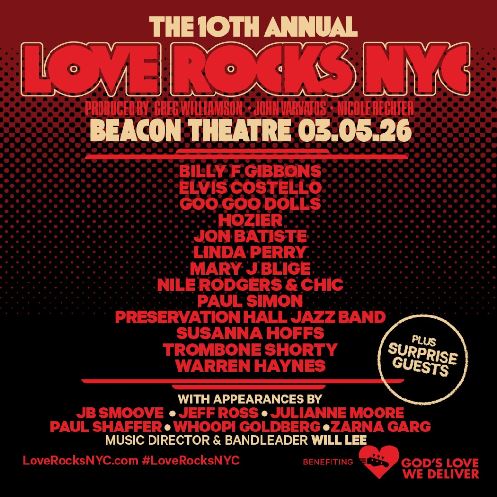 Mary J. Blige, Paul Simon to Headline Love Rocks NYC 10th Anniversary