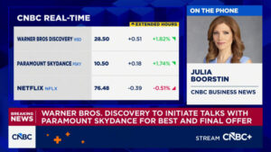 Warner Bros. Discovery to initiate talks with Paramount Skydance for best and final offer