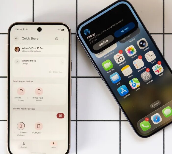 Now Pixel 9 phones can transfer files with AirDrop, too