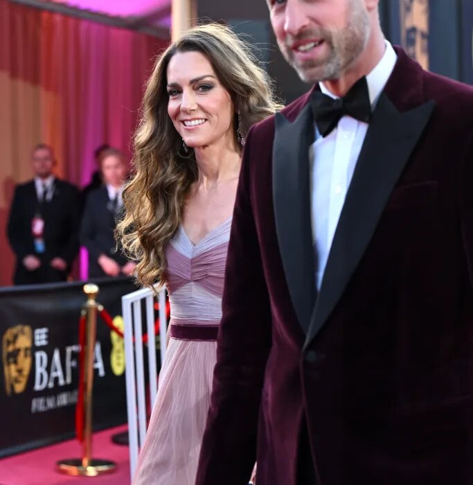 Prince William, Kate Middleton Arrive at BAFTA Film Awards
