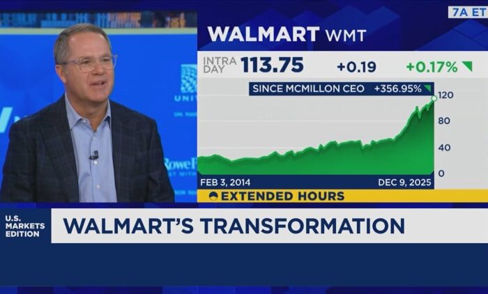 U.S. Markets Edition: Walmart