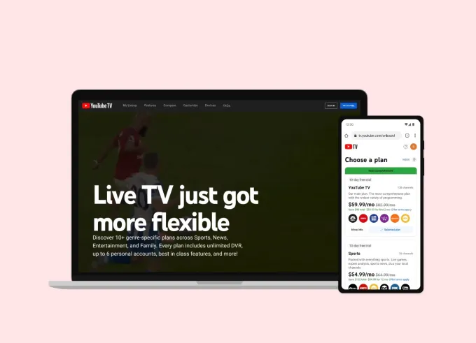 YouTube TV introduces cheaper bundles, including a $65/month sports package