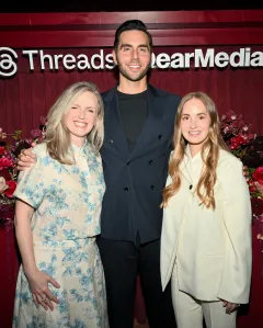 Emily Dalton Smith, Mark Mullett and Paige Port at the Threads x Dear Media Reality TV Greats Dinner held at Alba on March 18, 2026 in Los Angeles, California. (Photo by Michael Buckner/Variety via Getty Images)