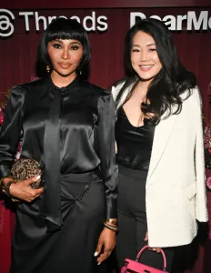 Cynthia Bailey and Crystal Kung Minkoff at the Threads x Dear Media Reality TV Greats Dinner held at Alba on March 18, 2026 in Los Angeles, California. (Photo by Michael Buckner/Variety via Getty Images)