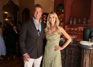 Jesse Palmer and Christina Haack at HGTV Celebrates "Bachelor Mansion Takeover" held at Bachelor Mansion on March 12, 2026 in Agoura Hills, California.
