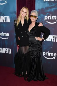 Nicole Kidman and Jamie Lee Curtis at the "Scarpetta" New York premiere held at Regal Union Square on March 03, 2026 in New York, New York. (Photo by Kristina Bumphrey/Variety via Getty Images)