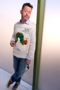 Macaulay Culkin at the Dior fashion show as part of Paris Fashion Week Fall 2026 on March 3, 2026 in Paris, France. (Photo by Swan Gallet/WWD via Getty Images)