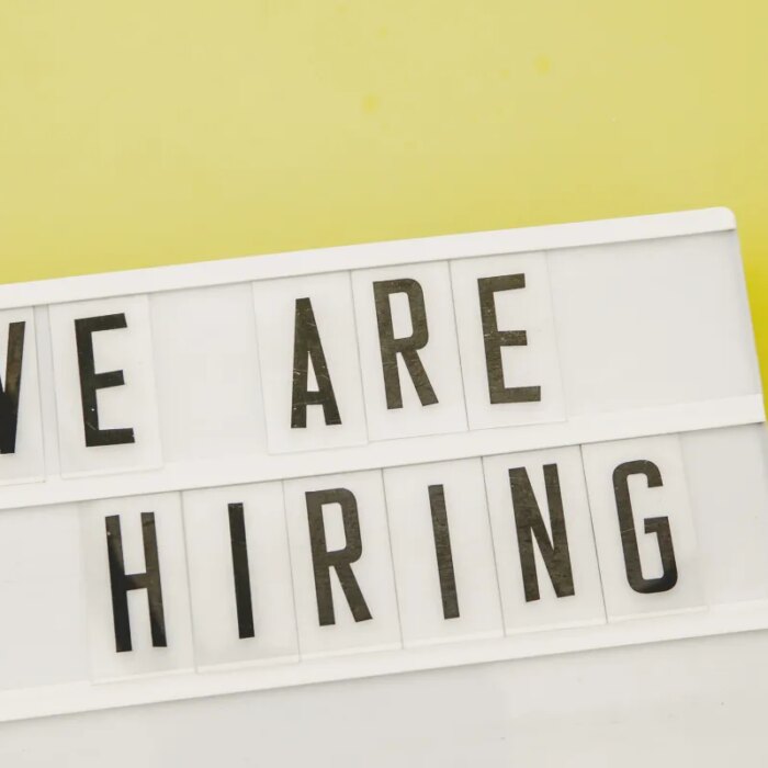 We Are Hiring sign, used in post about Weekday