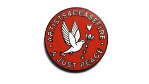 Artists4Ceasefire Debuts New Pins by Shepard Fairey Ahead of Oscars