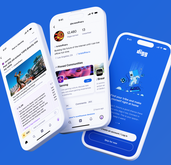 Digg lays off staff and shuts down app as company retools