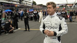 F1: THE MOVIE, (aka F1), Brad Pitt, 2025. ph: Scott Garfield /© Warner Bros. /Courtesy Everett Collection