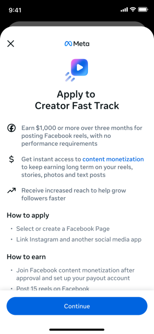 Facebook launches a new monetization program to attract popular creators from TikTok, YouTube