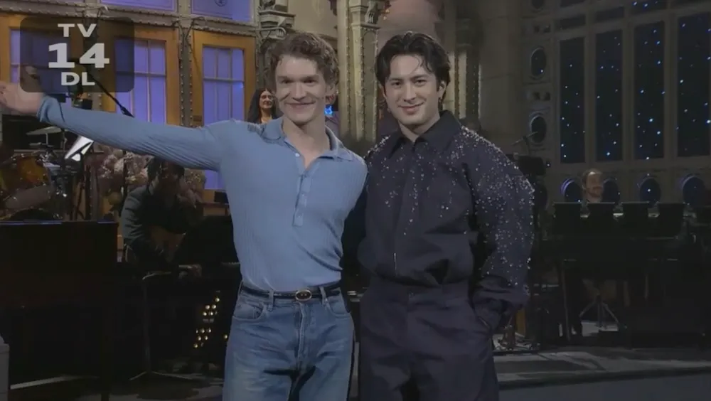 Heated Rivalry's Connor Storrie, Hudson Williams Reunite