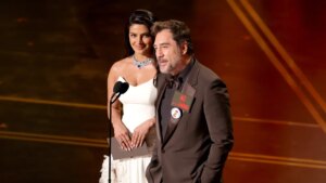 Javier Bardem at Oscars Says 'No to War and Free Palestine'