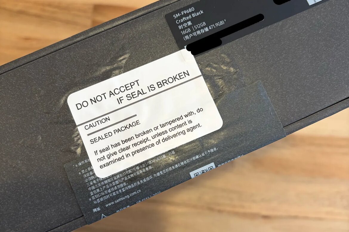 PSA: Don’t buy a $4,400 gray market Samsung TriFold on eBay