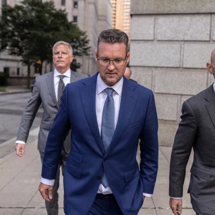 Trevor Milton, founder of Nikola Corp., exits court in New York