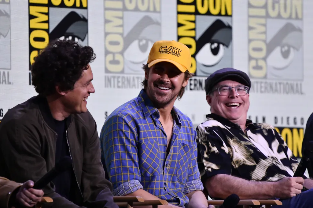 Ryan Gosling Project Hail Mary Press Tour Style: CAT Apparel