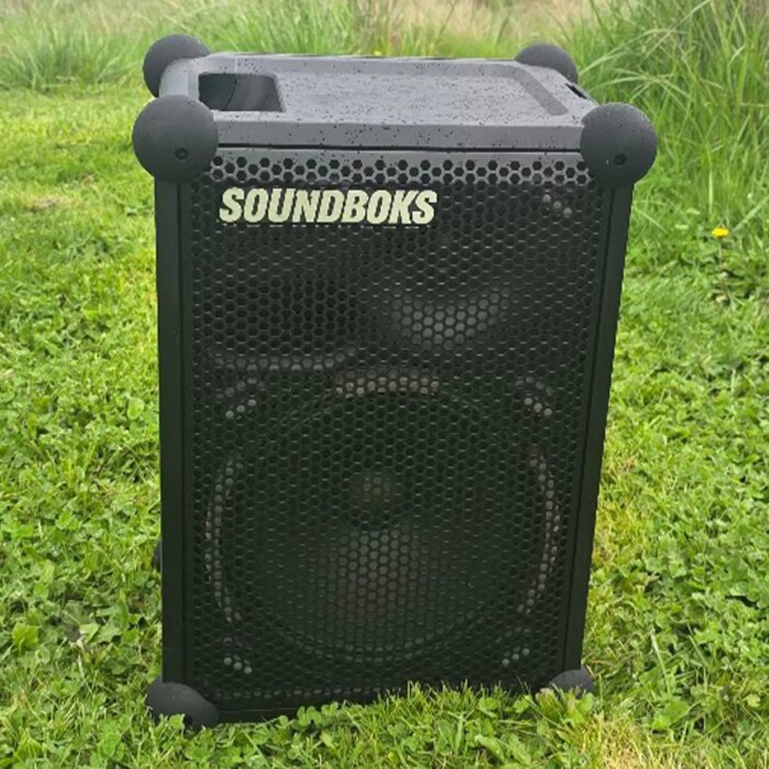 Image may contain Electronics Speaker and Amplifier