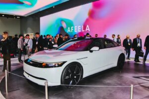 The Sony Afeela EV.