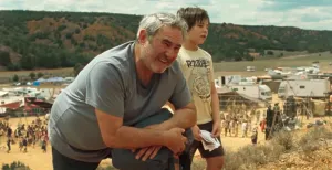 SIRAT, from left: Sergi Lopez, Bruno Nunez Arjona, 2025. © Neon /Courtesy Everett Collection