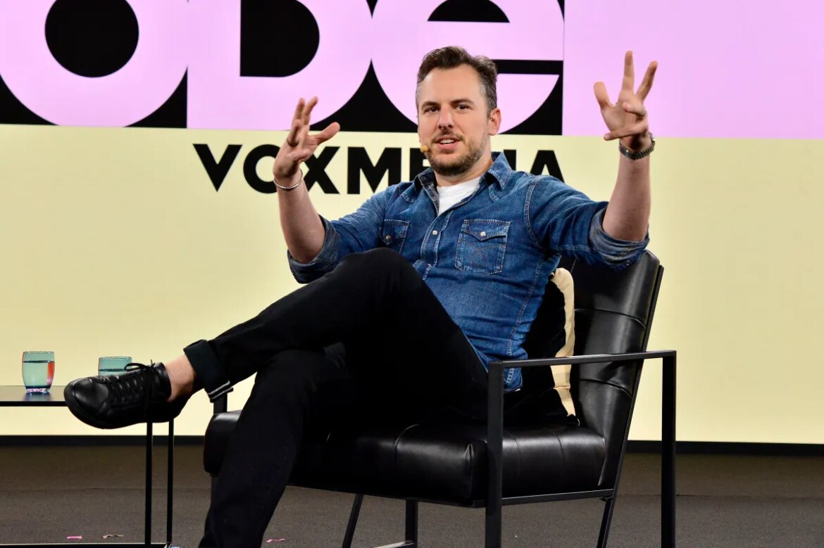 Mike Krieger, co-founder, Artifact speaks onstage during Vox Media