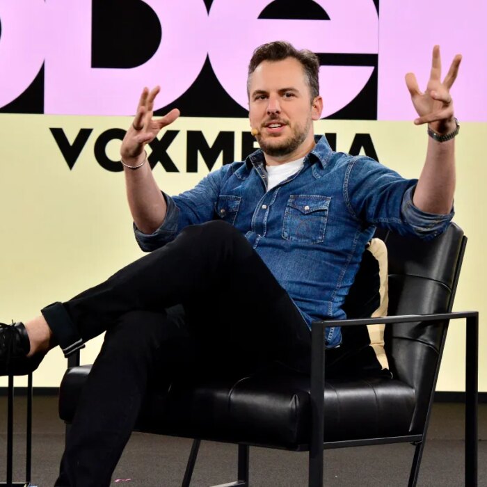 Mike Krieger, co-founder, Artifact speaks onstage during Vox Media