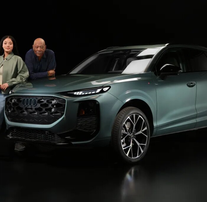 Chase Infiniti Say It Was Surreal Working With Morgan Freeman in Audi Ad