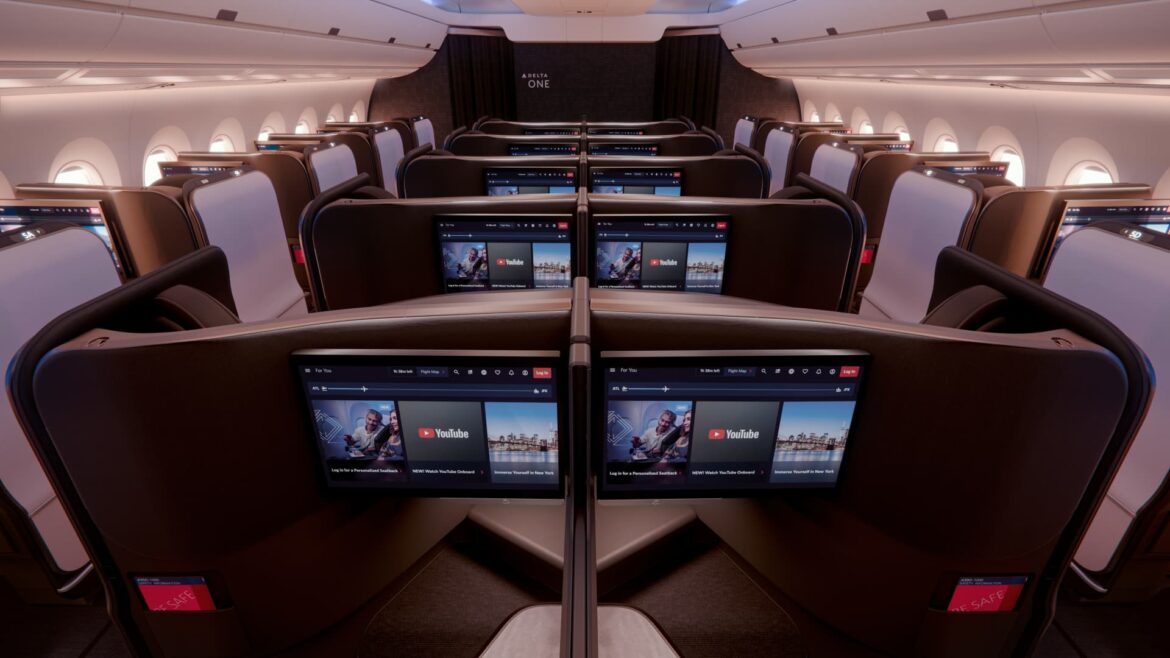 Delta unveils first new Delta One suite in premium cabin arms race