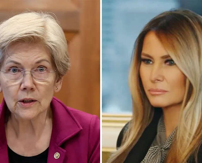Elizabeth Warren Calls Amazon's $40 Million Bid for 'Melania' a 'Bribery in Plain Sight'