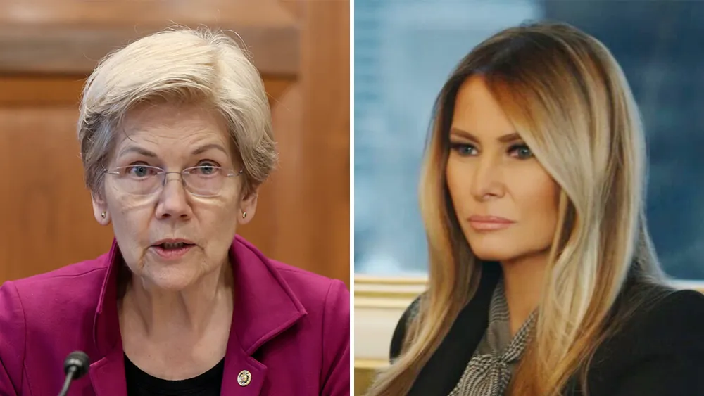 Elizabeth Warren Calls Amazon's $40 Million Bid for 'Melania' a 'Bribery in Plain Sight'