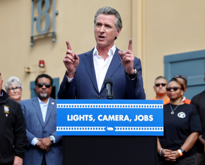 Hollywood Works to Build Ties to Gavin Newsom's Successor