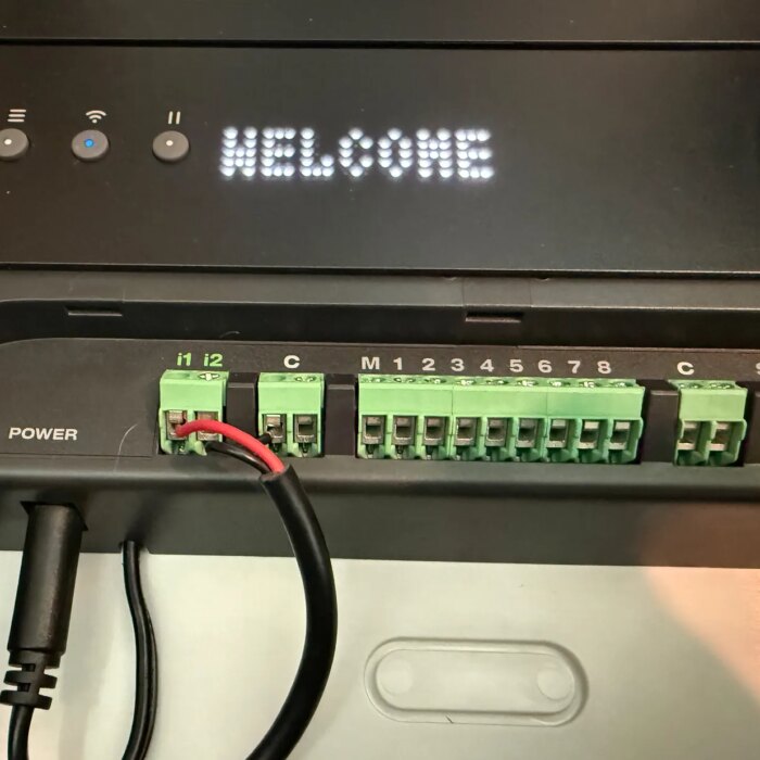 Image may contain Electronics Hardware Computer Hardware Monitor Screen Electrical Device and Switch