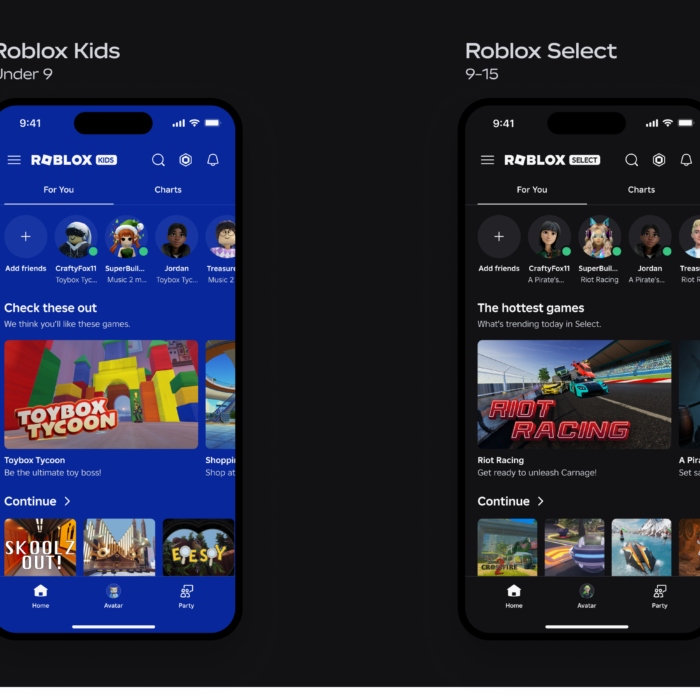 Roblox introduces 'Kids' and 'Select' accounts for age-appropriate access to games and chat
