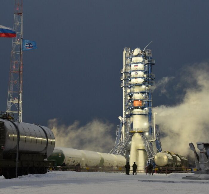 Russia cloaks launch schedule after spaceport falls in Ukraine's sights
