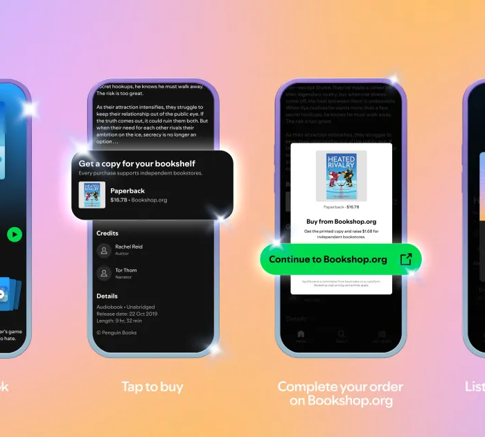 Spotify now sells printed books