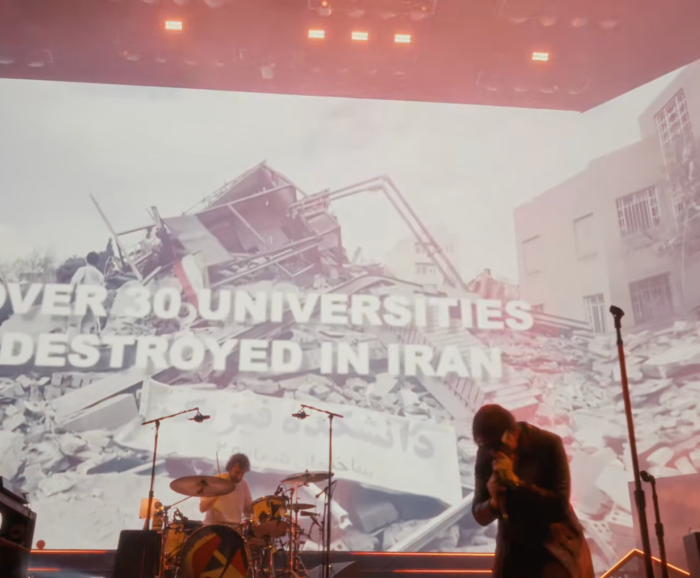 Strokes Ends Coachella Set With Video of U.S. and Israel Bombings