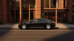 Mercedes-Benz EQS 580 4MATICLack: MANUFAKTUR black sparklingInnen: Exclusiv Nappa macchiatobeige / spacegrey Mercedes-Benz EQS 580 4MATIC | Energieverbrauch kombiniert: 19,5-16,2 kWh/100 km | CO₂-Emissionen kombiniert: 0 g/km | CO₂-Klasse: A Mercedes-Benz EQS 580 4MATICLack: MANUFAKTUR black sparklingInnen: Exclusiv Nappa macchiatobeige / spacegrey Mercedes-Benz EQS 580 4MATIC | Energieverbrauch kombiniert: 19,5-16,2 kWh/100 km | CO₂-Emissionen kombiniert: 0 g/km | CO₂-Klasse: A