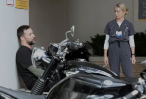 'The Pitt' Star Katherine LaNasa on Dana and Robby's Fight, His Sabbatical