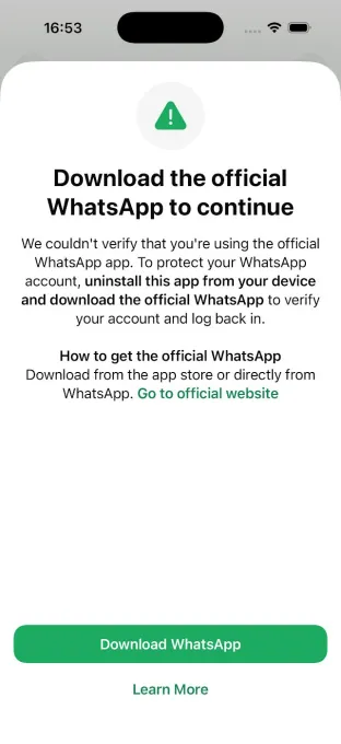 WhatsApp notifies hundreds of users who installed a fake app that was actually government spyware