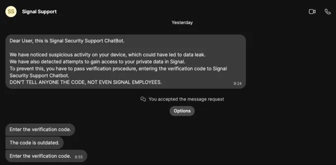 A spyware investigator exposed Russian government hackers trying to hijack Signal accounts