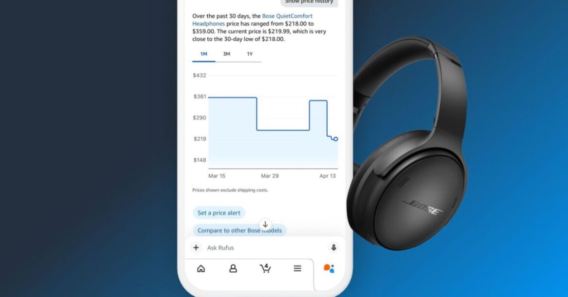 Amazon’s built-in AI price history expands to show the entire last year